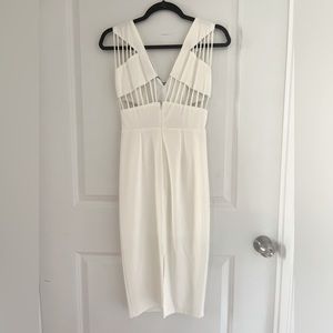 White cut out Zara dress